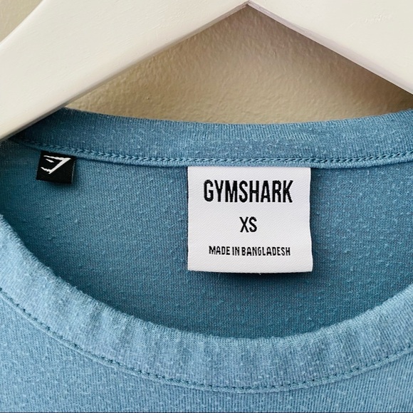 Gymshark Essential Tee Blue Sz XS - Picture 5 of 10